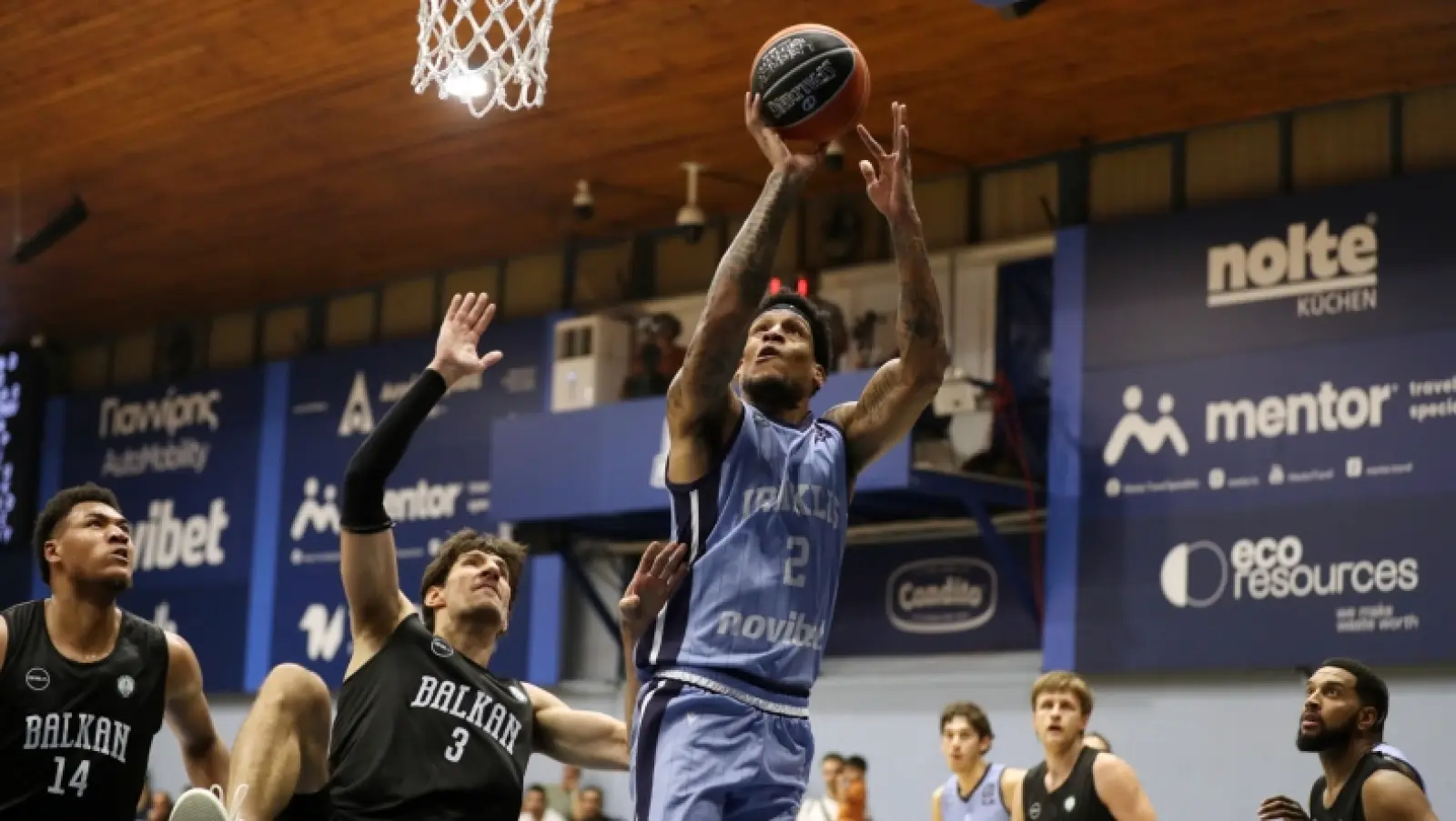 Ηρακλής-Μπάλκαν 84-77: «Καθάρισε» με Λεκιού και Μέλβιν
