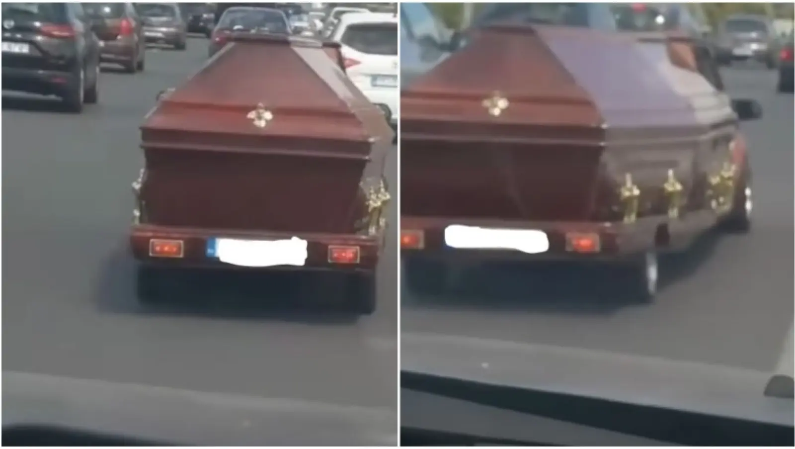 ΙΧ μετέφερε φέρετρο σε τρέιλερ στην Εθνική Οδό: Το αδιανόητο βίντεο που δημοσίευσε ο Χάρης Βαφειάς