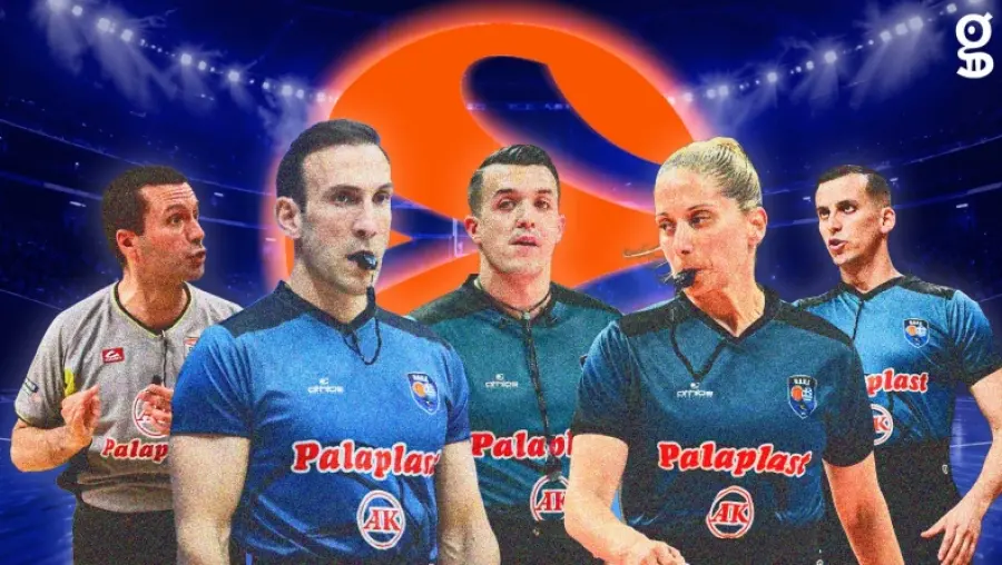 Η ελληνική εκπροσώπηση στη Euroleague εκτός από προπονητές και παίκτες: Οι πέντε Έλληνες διαιτητές που βρίσκονται στην κορυφαία ευρωπαϊκή σκηνή