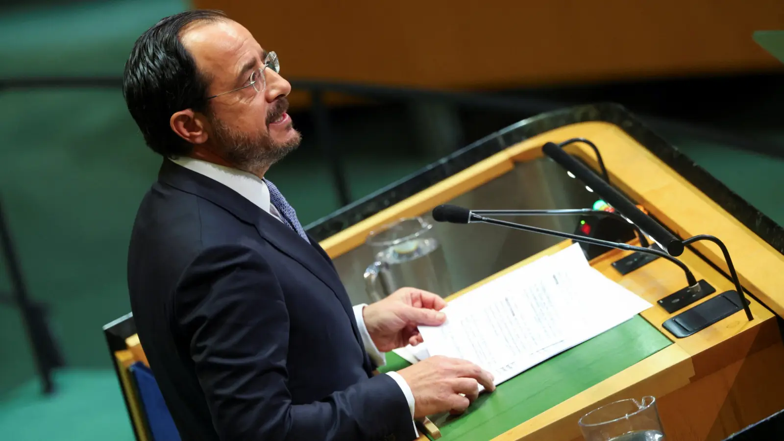 Νίκος Χριστοδουλίδης: Εστειλε μήνυμα στον Ερντογάν από το βήμα του ΟΗΕ