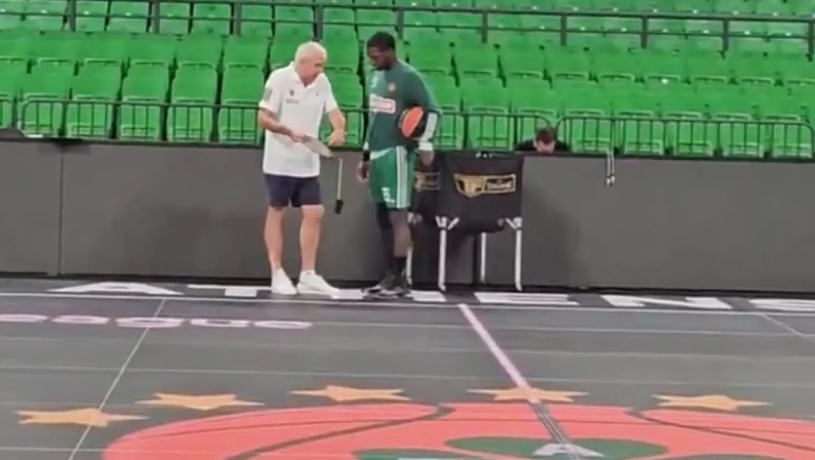 Παναθηναϊκός: Με Ναν το shoot around του Τριφυλλιού (vid)