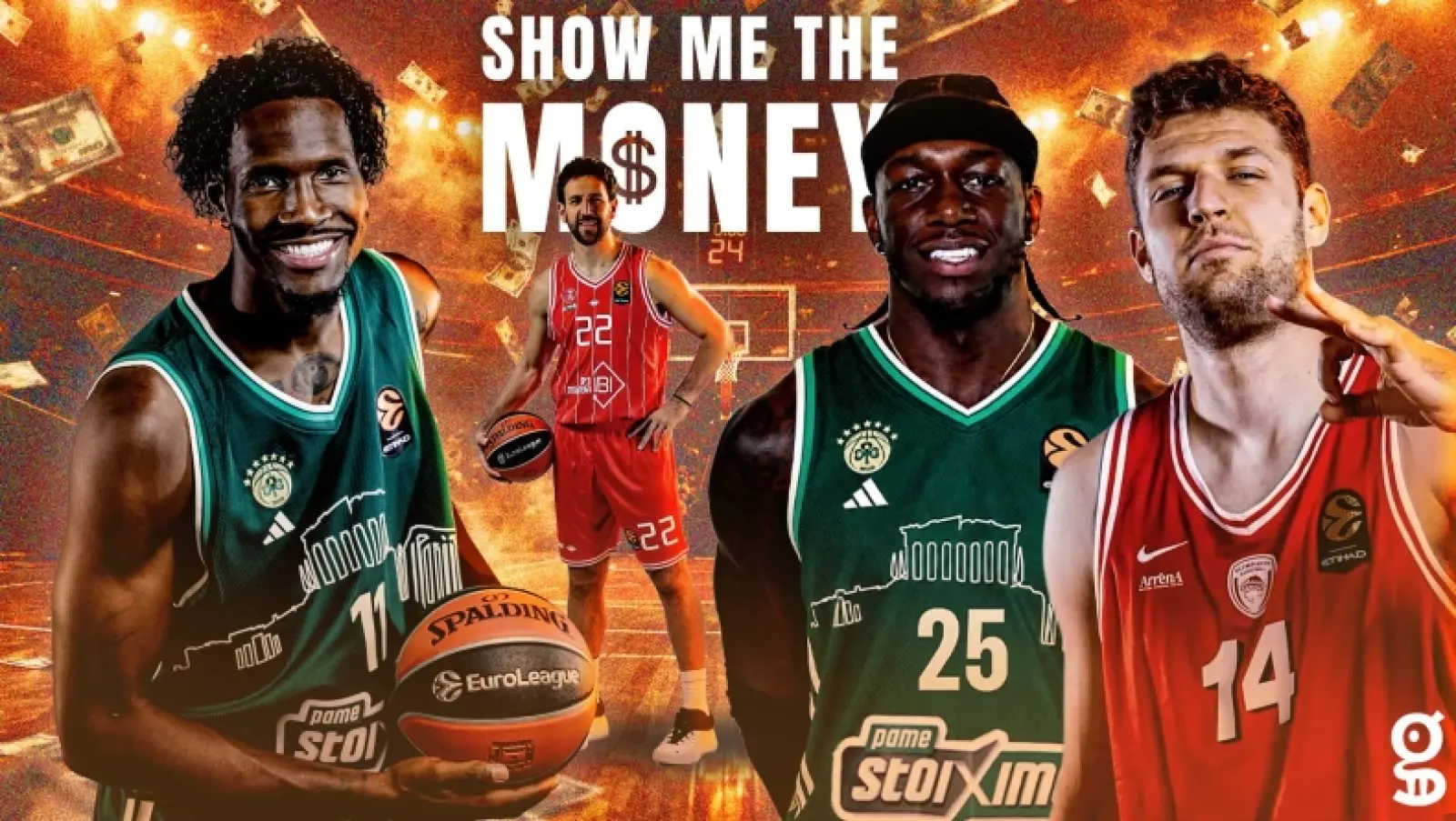 EuroLeague 2026-27: Τα 6 από τα 10 κορυφαία συμβόλαια ανήκουν σε Παναθηναϊκό και Ολυμπιακό