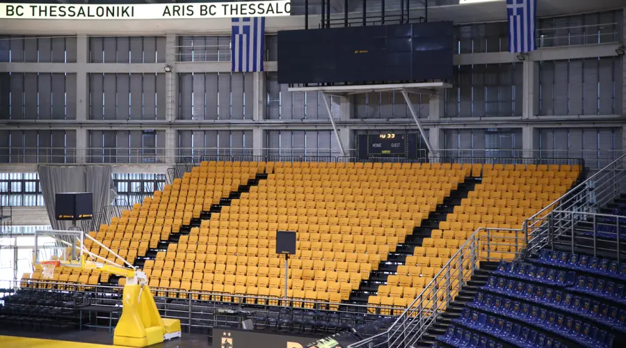 Άρης: Μεγάλωσε το «Nick Galis Hall» – Τοποθετήθηκε νέα κερκίδα 600 θέσεων (video)