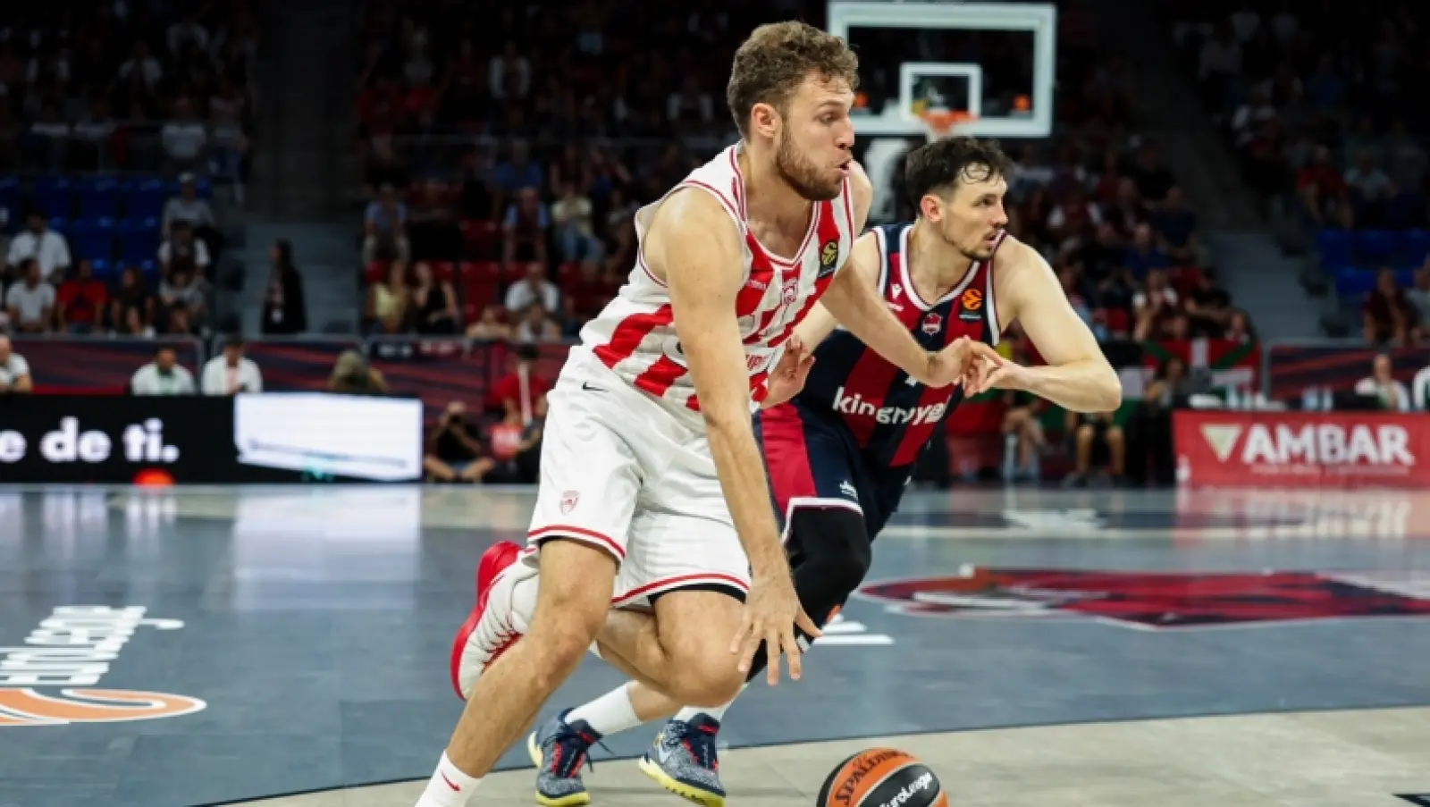 Μπασκόνια - Ολυμπιακός 89-106: Ο πρωταθλητής Ευρώπης τρέχει με... 106