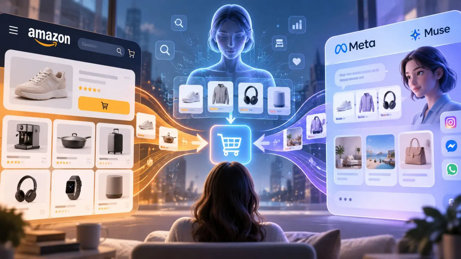 Amazon και Meta συγκρούονται για τις αγορές μέσω AI agents