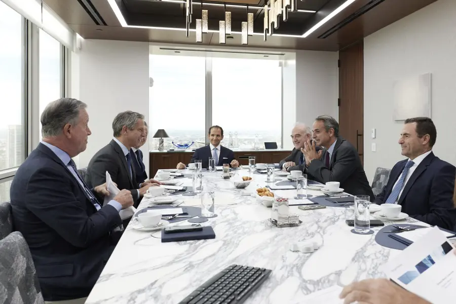 Νέα Υόρκη: Συνάντηση Κυρ. Μητσοτάκη με τον συμπρόεδρο της Morgan Stanley