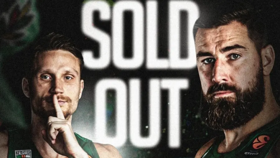 Zάλγκιρις: Το 42ο σερί sold out στο ματς με Ολυμπιακό