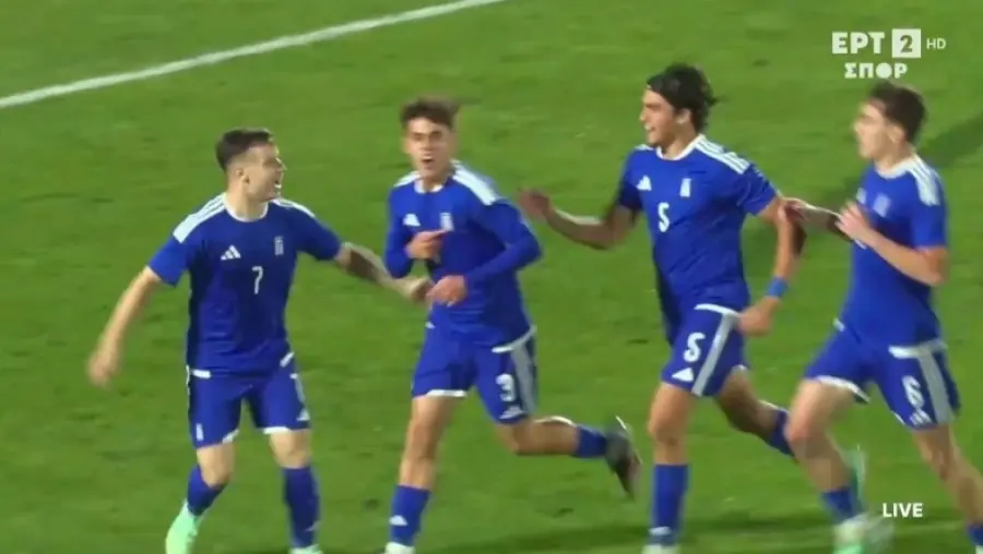 Γεωργία Κ21 - Ελλάδα Κ21: Το γκολ του Άλεν για το 0-1