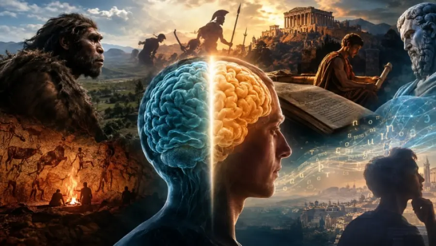 H αμφιλεγόμενη θεωρία που ισχυρίζεται πως η ανθρώπινη συνείδηση γεννήθηκε μόλις πριν από 4.000 χρόνια