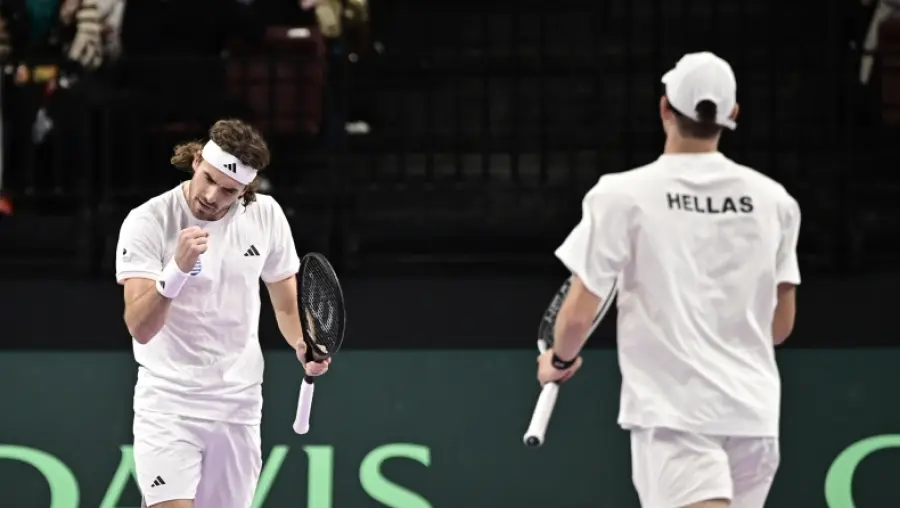 Η Ελλάδα απέναντι στη Σλοβενία στο Davis Cup