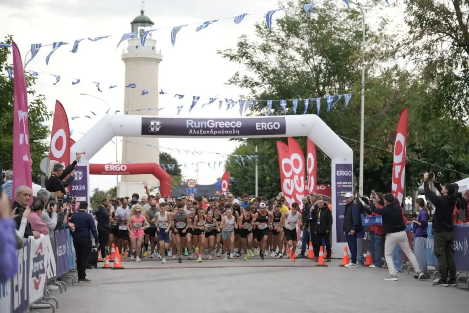 Run Greece Αλεξανδρούπολη: Βροχή τα ρεκόρ σε έναν υψηλού επιπέδου αγώνα