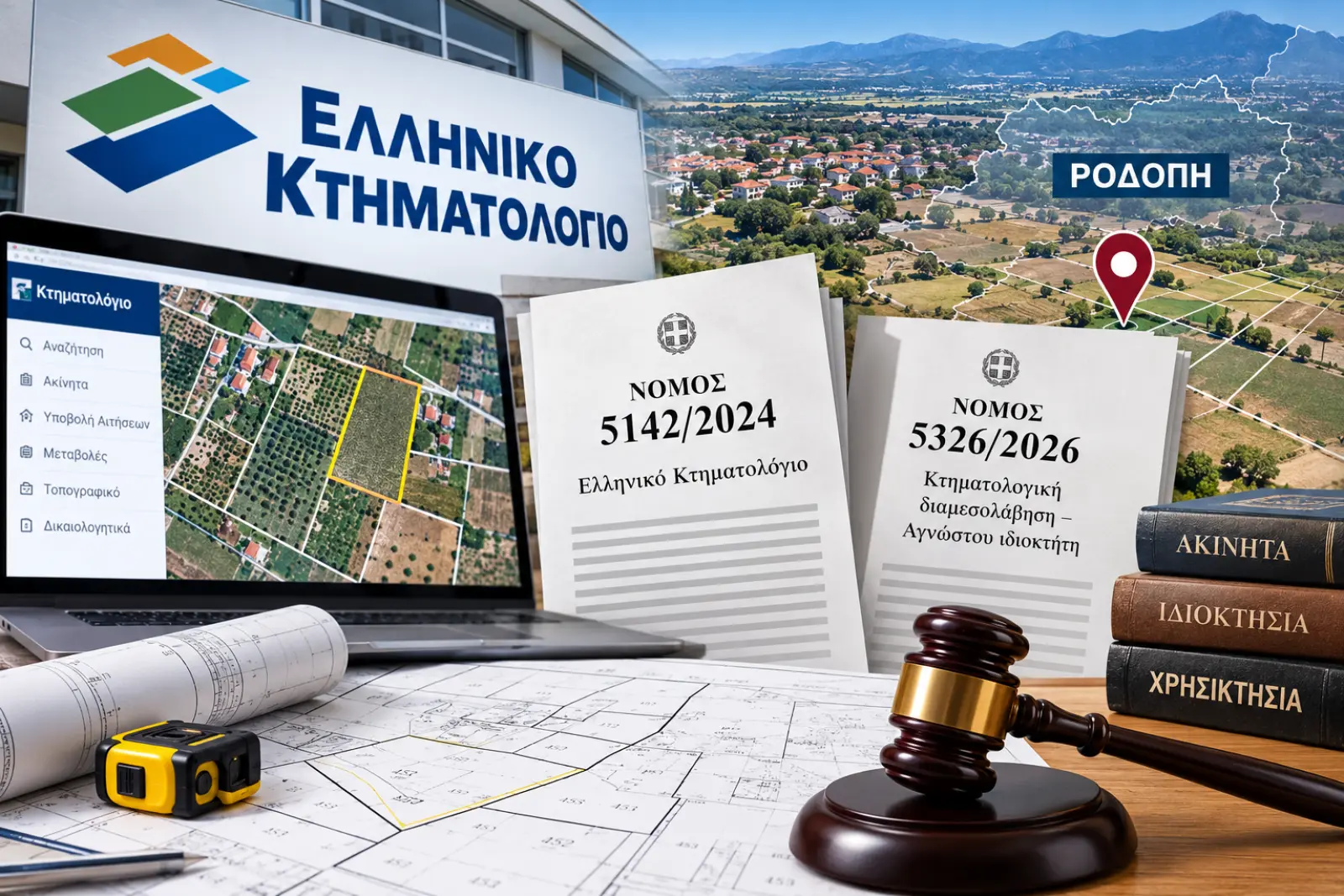 Κτηματολόγιο: Τι αλλάζει για τα ακίνητα χωρίς συμβόλαια και τις ιδιοκτησίες «αγνώστου ιδιοκτήτη»